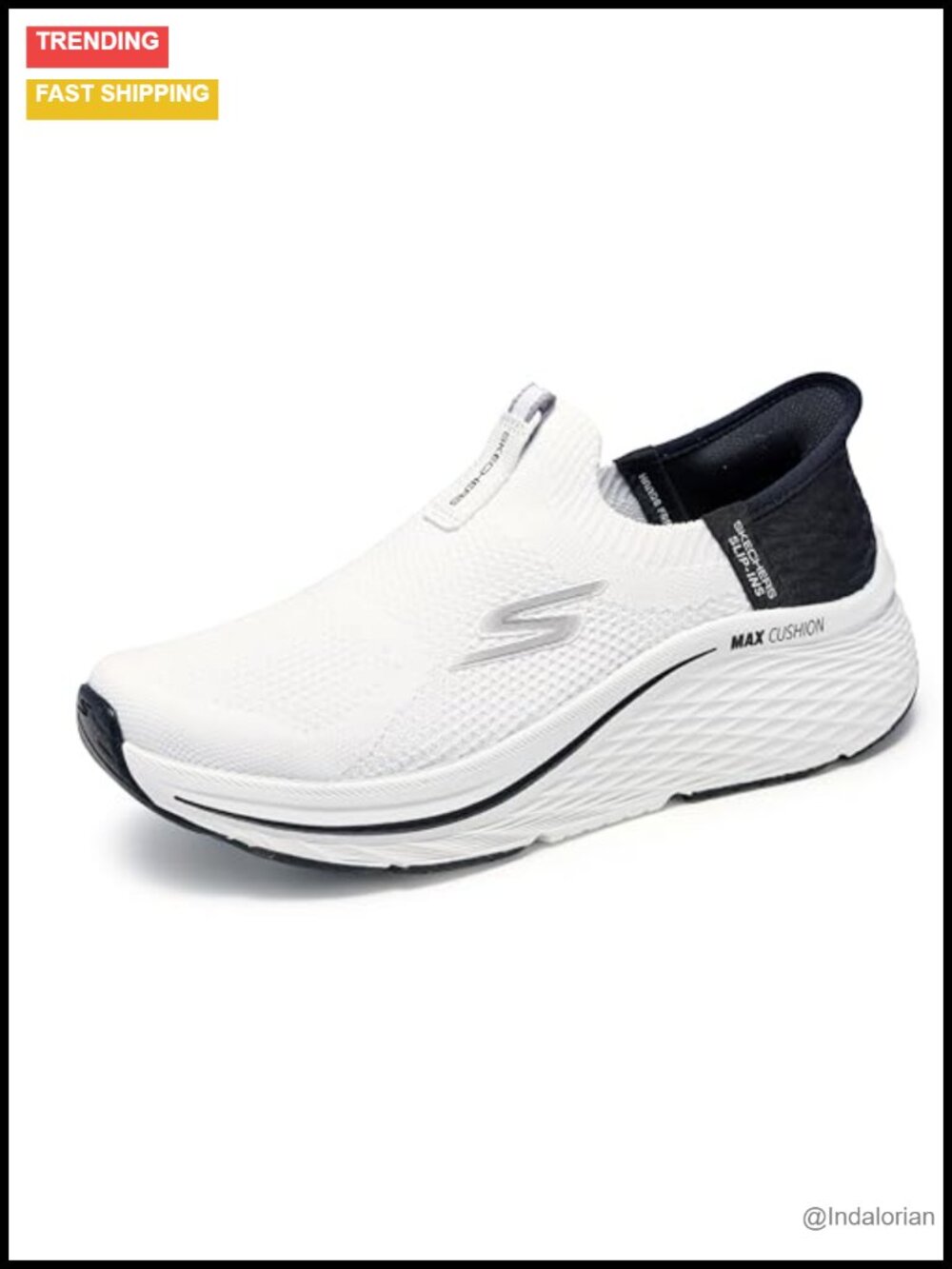 Max Cushioning Elite 2.0 Slip-On Walking Sneaker Stretch Fit